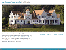 Tablet Screenshot of andersoncampanella.com